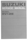 Thumbnail 1976 Suzuki RV125 Service Repair Manual Download Thumbnail 1976 Suzuki RV125 Service Repair Manual Download