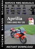 Thumbnail 1993-2002 Aprilia RS 125 Service Repair Manual Download