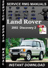 Thumbnail 2002 Land Rover Discovery 2 Service Manual Download