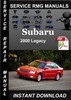 Thumbnail 2000 Subaru Legacy Service Repair Manual Download