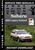 Thumbnail 2002 Subaru Legacy Outback Service Repair Manual Download