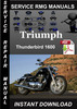 Thumbnail Triumph Thunderbird 1600 Service Repair Manual Download Thumbnail Triumph Thunderbird 1600 Service Repair Manual Download