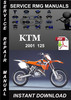 Thumbnail 2001 KTM 125 Service Repair Manual Download Thumbnail 2001 KTM 125 Service Repair Manual Download