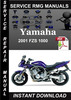 Thumbnail 2001 Yamaha FZS 1000 Service Repair Manual Download Thumbnail 2001 Yamaha FZS 1000 Service Repair Manual Download
