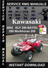 Thumbnail 2004 Kawasaki KLF 250 BAYOU 250 Workhorse 250 Service Repair Thumbnail 2004 Kawasaki KLF 250 BAYOU 250 Workhorse 250 Service Repair