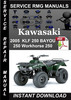 Thumbnail 2005 Kawasaki KLF 250 BAYOU 250 Workhorse 250 Service Repair Thumbnail 2005 Kawasaki KLF 250 BAYOU 250 Workhorse 250 Service Repair