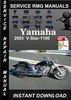 Thumbnail 2003 Yamaha V-Star-1100 Service Repair Manual Download