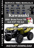 Thumbnail 2008 Kawasaki Brute Force 750 4x4i KVF 750 4x4 Service Repai