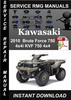 Thumbnail 2010 Kawasaki Brute Force 750 4x4i KVF 750 4x4 Service Repai