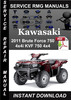 Thumbnail 2011 Kawasaki Brute Force 750 4x4i KVF 750 4x4 Service Repai