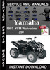 Thumbnail 1997 Yamaha YFM Wolverine 350 Service Repair Manual Download Thumbnail 1997 Yamaha YFM Wolverine 350 Service Repair Manual Download