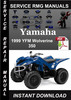 Thumbnail 1999 Yamaha YFM Wolverine 350 Service Repair Manual Download Thumbnail 1999 Yamaha YFM Wolverine 350 Service Repair Manual Download