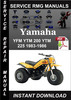 Thumbnail Yamaha YFM YTM 200 YTM 225 1983-1986 Service Repair Manual D Thumbnail Yamaha YFM YTM 200 YTM 225 1983-1986 Service Repair Manual D