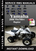 Thumbnail 2006 Yamaha Yfm700rv Raptor Service Repair Manual Download Thumbnail 2006 Yamaha Yfm700rv Raptor Service Repair Manual Download
