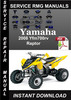Thumbnail 2008 Yamaha Yfm700rv Raptor Service Repair Manual Download Thumbnail 2008 Yamaha Yfm700rv Raptor Service Repair Manual Download