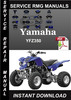Thumbnail Yamaha YFZ350 Service Repair Manual Download Thumbnail Yamaha YFZ350 Service Repair Manual Download