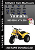 Thumbnail 1983-1986 Yamaha YTM 200 Service Repair Manual Download Thumbnail 1983-1986 Yamaha YTM 200 Service Repair Manual Download
