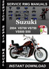 Thumbnail 2004 Suzuki VS700 VS750 VS800 S50 Service Repair Manual Down