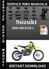 Thumbnail 2004 Suzuki DR-Z125 L Service Repair Manual Download Thumbnail 2004 Suzuki DR-Z125 L Service Repair Manual Download