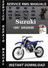 Thumbnail 1997 Suzuki DR200SE Service Repair Manual Download