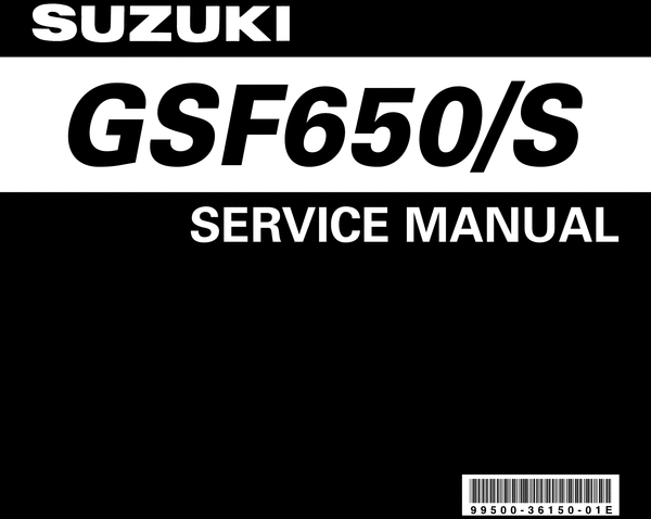 Product picture 2006 Suzuki GSF650 GSF650S Service Repair Manual Download