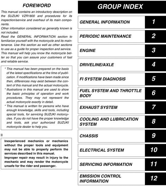 Product picture 2007 Suzuki VZR1800 Service Repair Manual Download