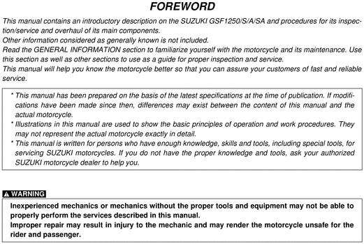 Product picture 2008 Suzuki GSF1250 Service Repair Manual Download