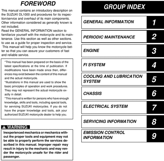 Product picture 2009 Suzuki DL1000 Service Repair Manual Download