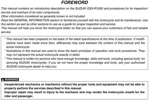 Product picture 2009 Suzuki GSX R1000 Service Repair Manual Download