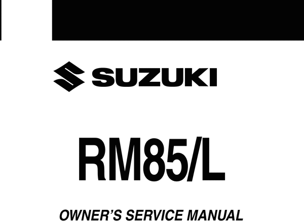 Product picture 2009 Suzuki RM85 Service Repair Manual Download