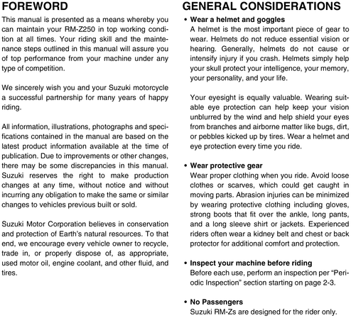 Product picture 2009 Suzuki RMZ250 Service Repair Manual Download