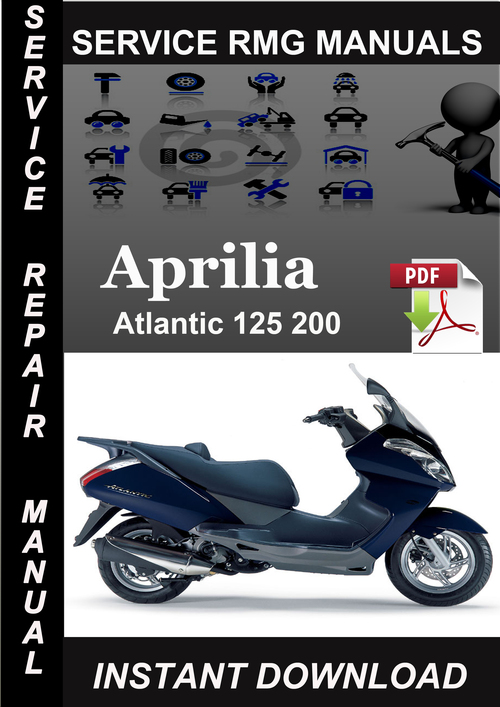 Product picture Aprilia Atlantic 125 200 Service Repair Manual Download
