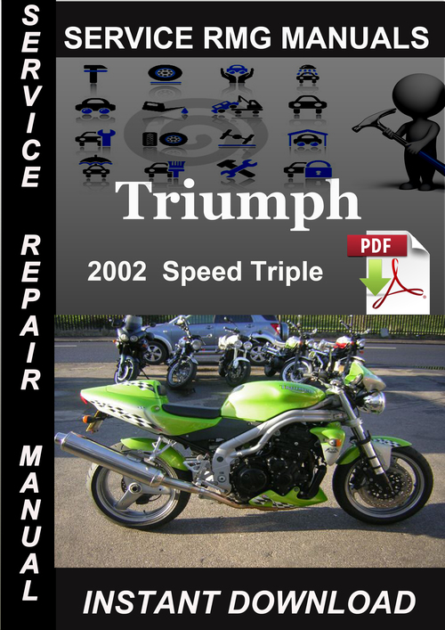 Product picture 2002 Triumph Speed Triple Service Repair Manual Download