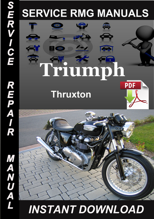 Product picture Triumph Thruxton Service Repair Manual Download
