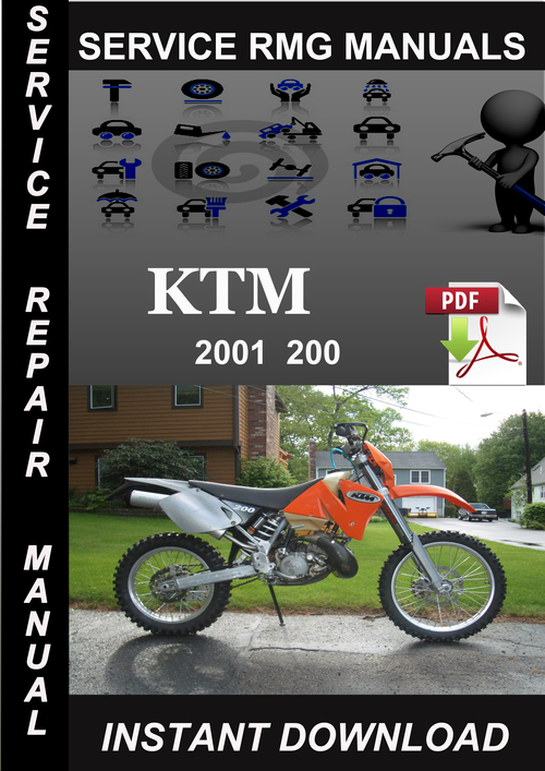 Product picture 2001 KTM 200 Service Repair Manual Download