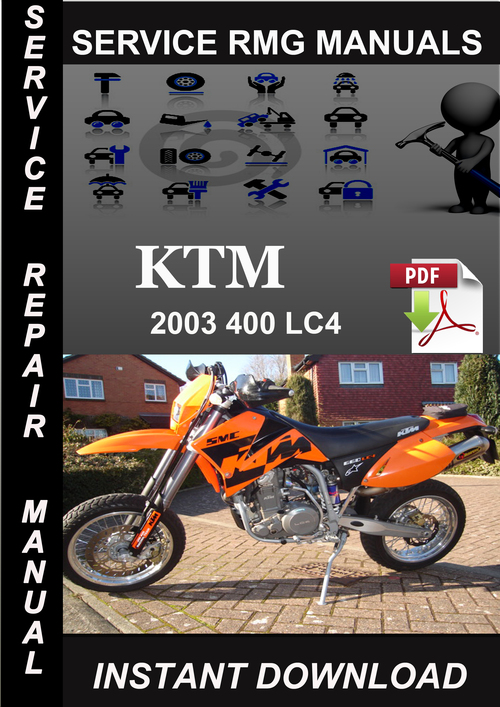 Product picture 2003 KTM 400 LC4 Service Repair Manual Download
