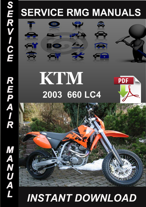 Product picture 2003 KTM 660 LC4 Service Repair Manual Download