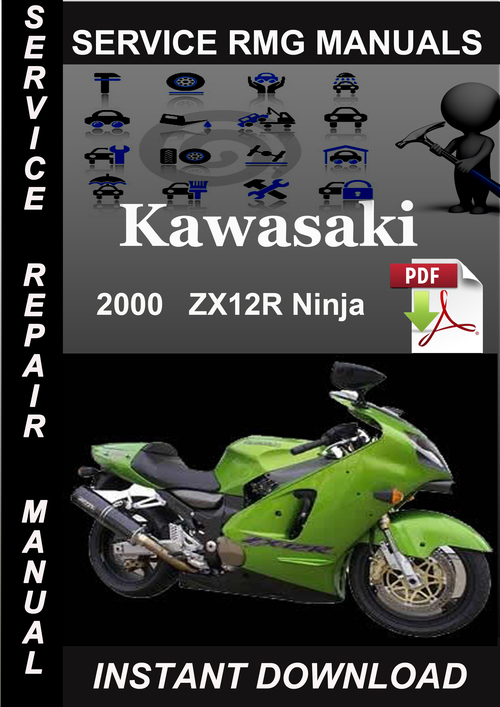 Product picture 2000 Kawasaki ZX12R Ninja Service Repair Manual Download