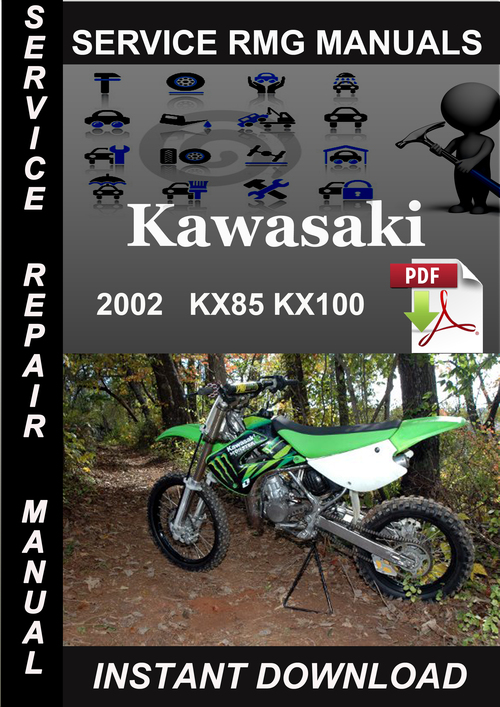 Product picture 2002 Kawasaki KX85 KX100 Service Repair Manual Download