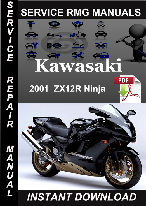 Product picture 2001 Kawasaki ZX12R Ninja Service Repair Manual Download