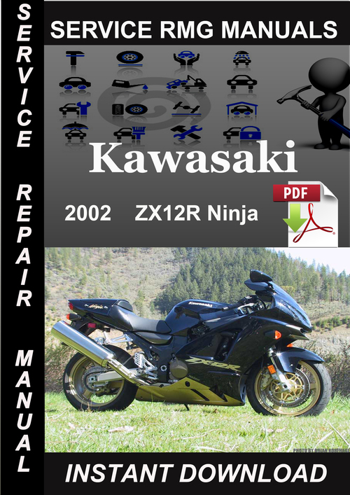 Product picture 2002 Kawasaki ZX12R Ninja Service Repair Manual Download