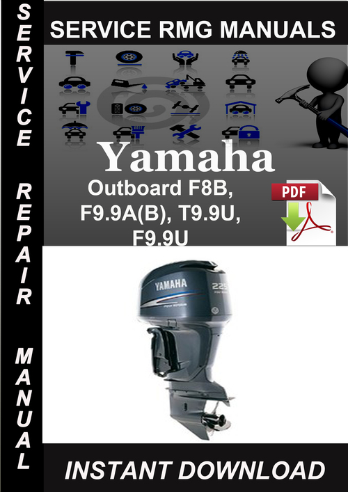 Product picture Yamaha Outboard F8B, F9.9A(B), T9.9U, F9.9U Service Repair M