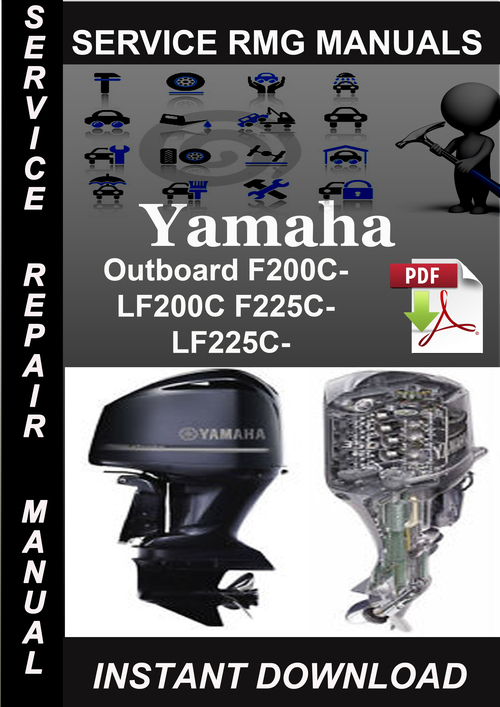 Product picture Yamaha Outboard F200C-LF200C F225C-LF225C Service Repair Man