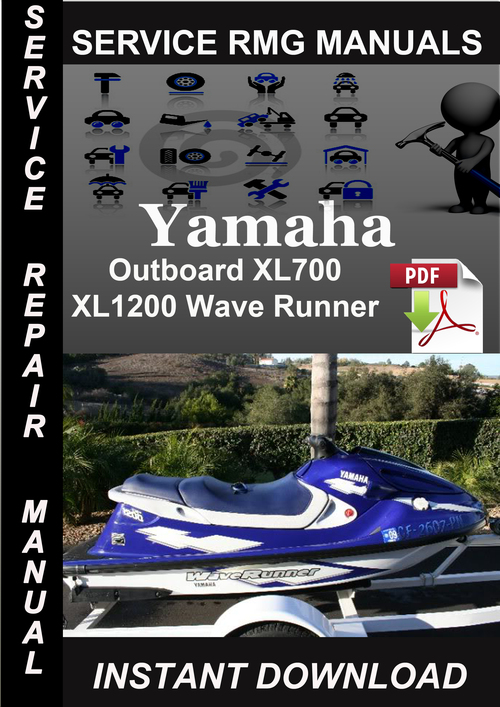 Product picture Yamaha Outboard XL700 XL1200 Wave Runner Service Repair Manu