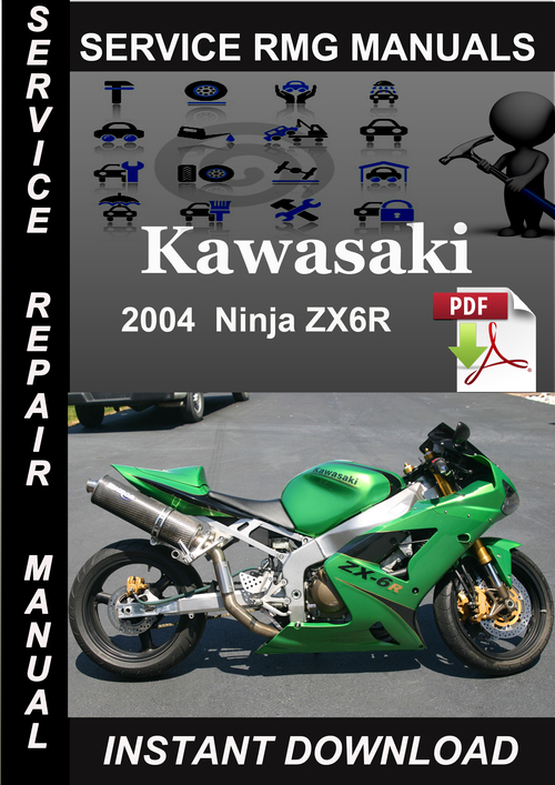 Product picture 2004 Kawasaki Ninja ZX6R Service Repair Manual Download