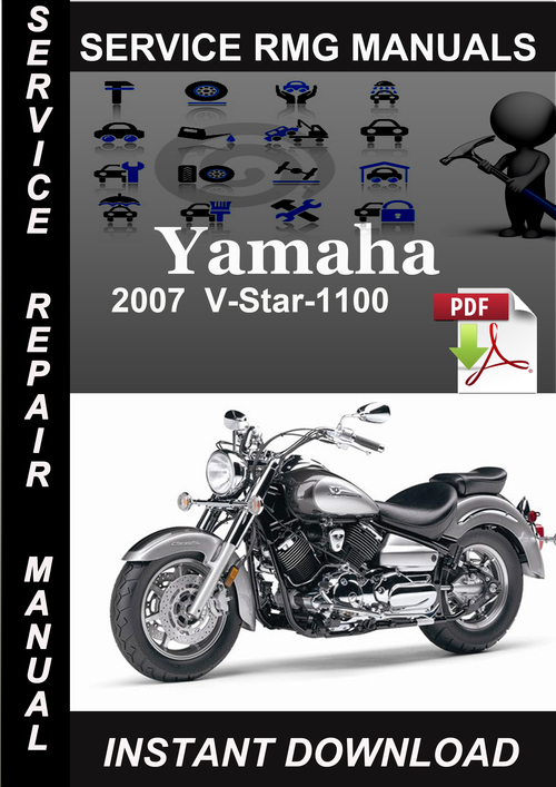 Product picture 2007 Yamaha V-Star-1100 Service Repair Manual Download