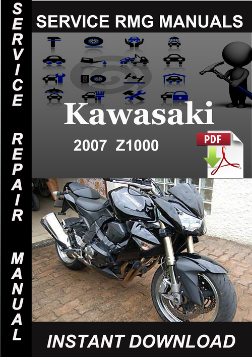 Product picture 2007 Kawasaki Z1000 Service Manual Download