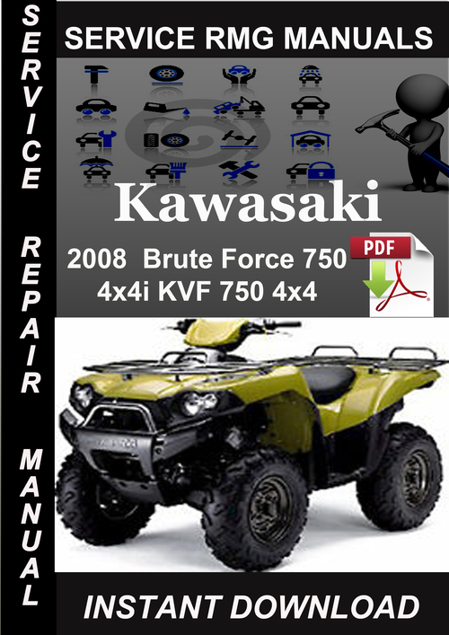 Product picture 2008 Kawasaki Brute Force 750 4x4i KVF 750 4x4 Service Repai