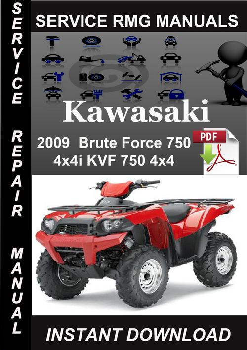 Product picture 2009 Kawasaki Brute Force 750 4x4i KVF 750 4x4 Service Repai