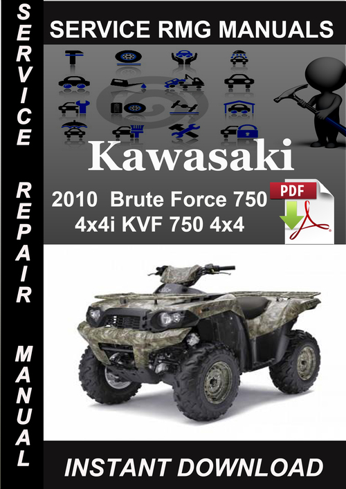 Product picture 2010 Kawasaki Brute Force 750 4x4i KVF 750 4x4 Service Repai